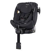 Автокрісло CARRELLO Genesis+ CRL-12807 Absolute Black i-Size 40-150см ISOFIX, поворот, опор.стійка /
