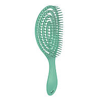Продувний гребінець для укладки Зелений овал