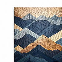 Картина Анотація мінімалістичний пейзаж у світлих тонах Декор у сучасний інтер'єр Друк на полотні 60х40, фото 6