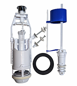 Зливний механізм із нижнім подаванням