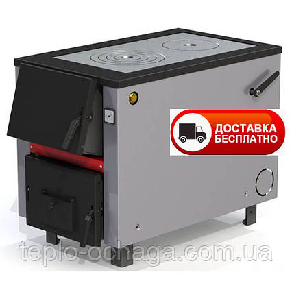 Дровяний котел тривалого горіння PROTECH ТТП-18С D LUXE ПБ Тайга, фото 1