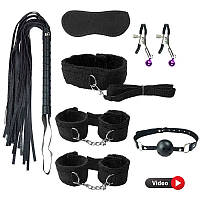 Набір БДСМ для садо-мазо ігор Фетиш інтимні іграшки Bdsm бондаж девайси атрибутика та аксесуари 7 шт Fork Opt TM 2025