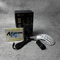 Бездротова ультралегка ігрова мишка ATTACK SHARK R5 White Ultra PAW3950 MAX / 8K