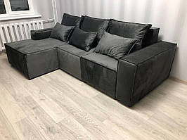 Кутовий диван (кроковий) "Ілюзія" Pocket Spring Габарити: 2,50 х 1,60 Спальне місце: 2,00 х 1,60