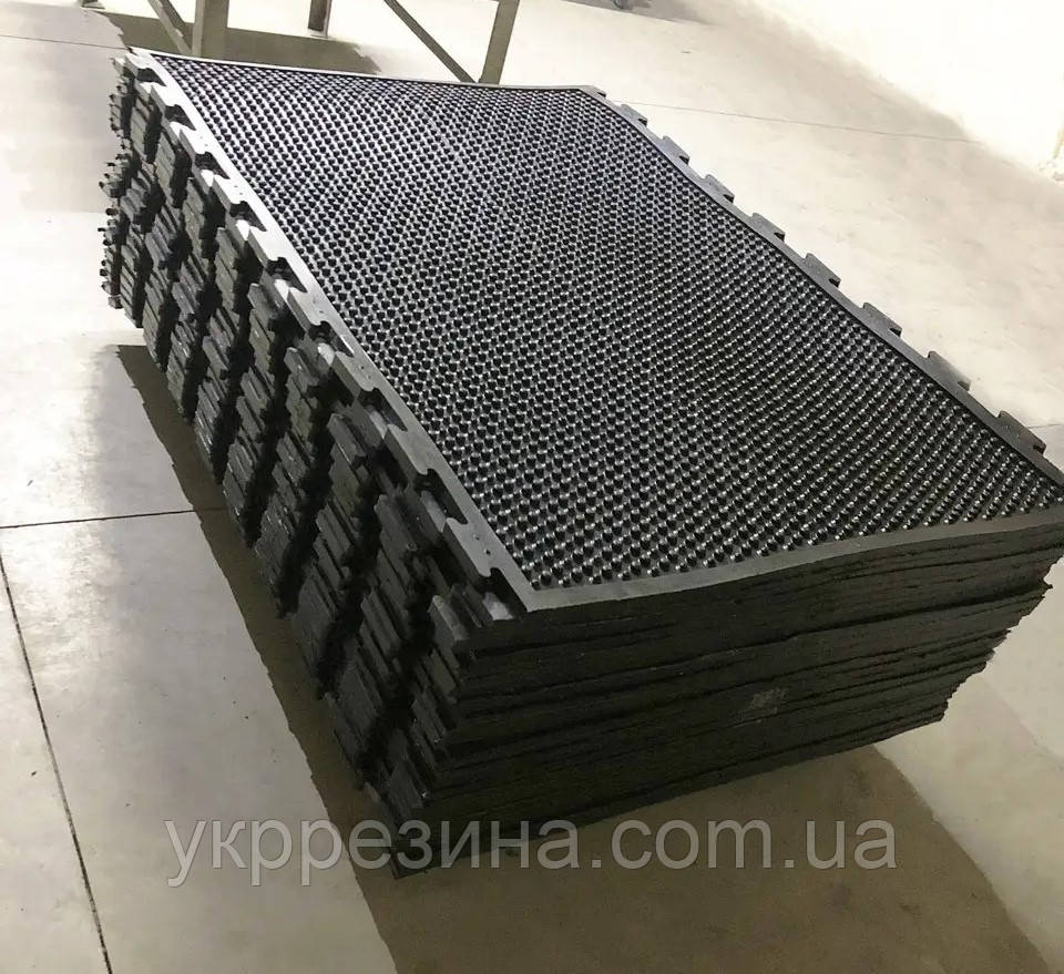 Покриття гумове для корів, свиней, коней 1830х1230х25мм, фото 1