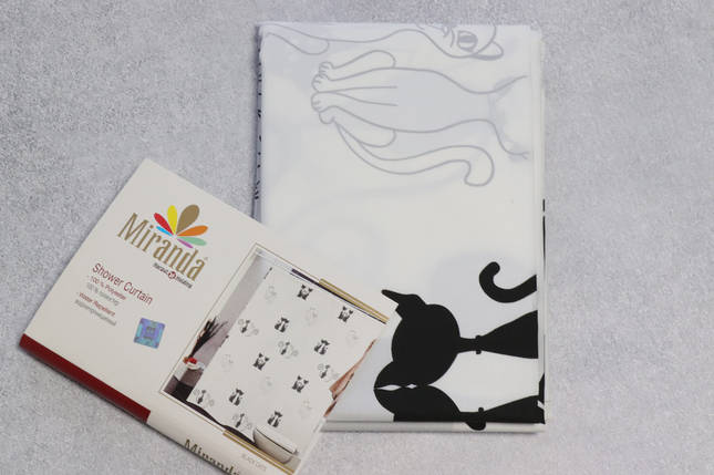 Штора для ванної Miranda Black cast, фото 2