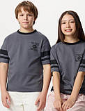 Дитяча футболка Uniqlo з принтом 1159841614 (Сірий 115-125), фото 4