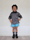 Дитяча футболка Uniqlo з принтом 1159841614 (Сірий 115-125), фото 10