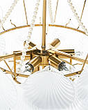 Люстра скляна BIGOTE латунь, фото 6