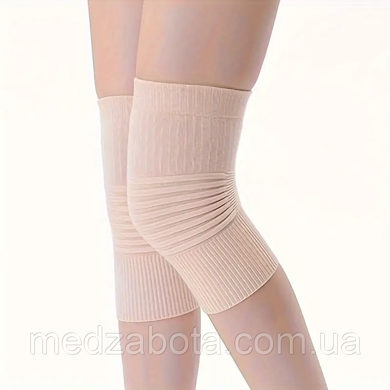 Наколінники тонкі беж універсального розміру, фото 1
