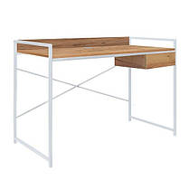 Стіл OXFORD З ЯЩ WHITE (16) 1160*610*750/830 ДУБ ЗОЛОТИЙ, Арт.64721