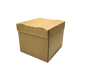 Коробка для гамбургера крафт збірна 120*120*110 (дно+кришка) 100 шт