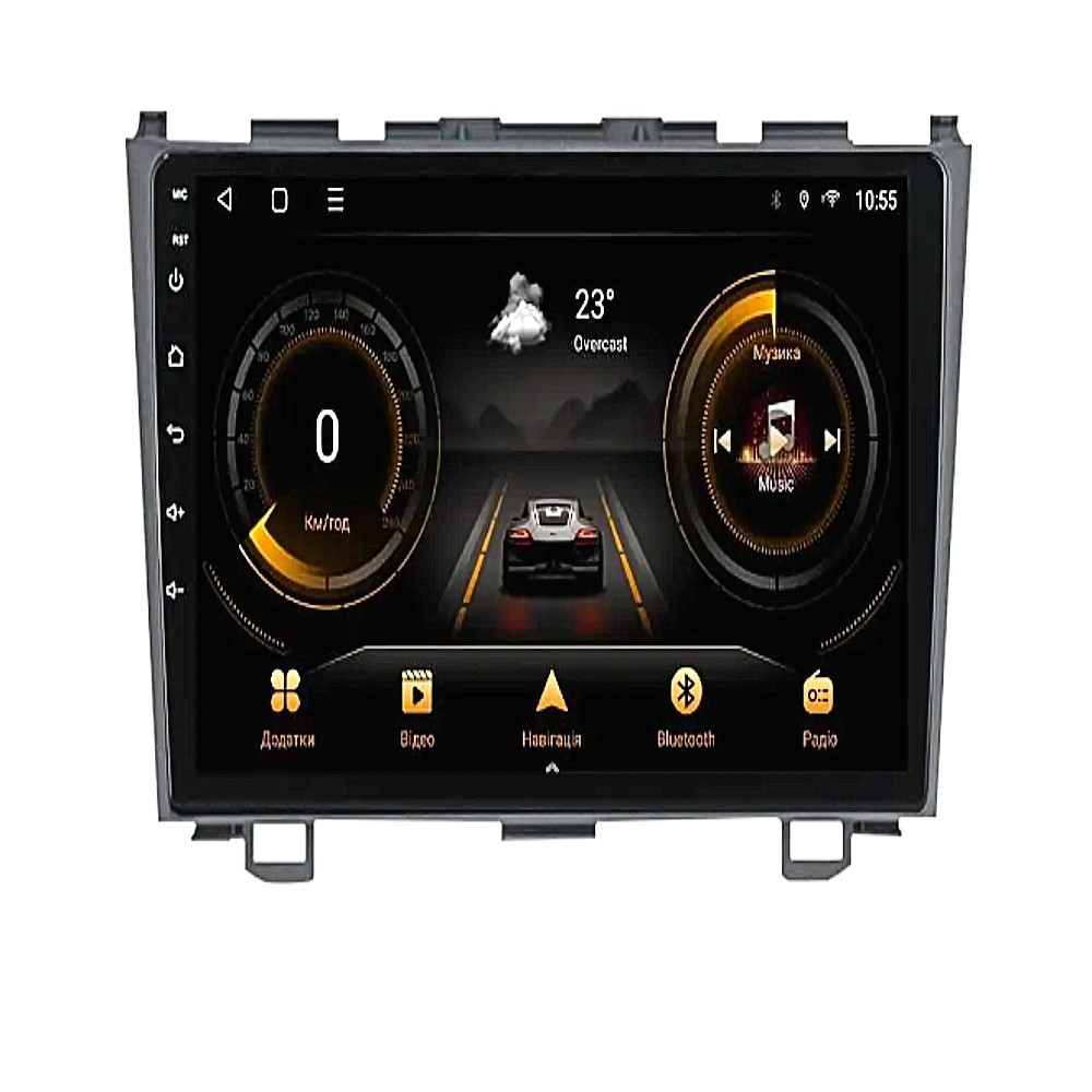 Штатна магнітола андроїд Honda CRV 2006-12, Автомагнітола 2 дин 2/32, штатний головний пристрій хонда, фото 1