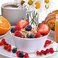 Картина модульна для кухні Апельсини, Фрукти, Цитрусові, Чашка соку, Яскравий колір 90х70см з 3-х частин, фото 4