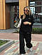 Жіночий прогулянковий костюм; Колір: графіт, чорний; Розмір: 42-44, 46-48;, фото 3