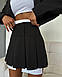Жіночий костюм 2-ка (жакет + спідниця); Колір: чорний; Розмір: 42-44, 46-48 ;, фото 2