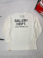 Лонгслів Gallery Dept чоловічий, Gallery Dept жіночий, лонгслів Gallery Dept чорний, білий, стильний Gallery Dept