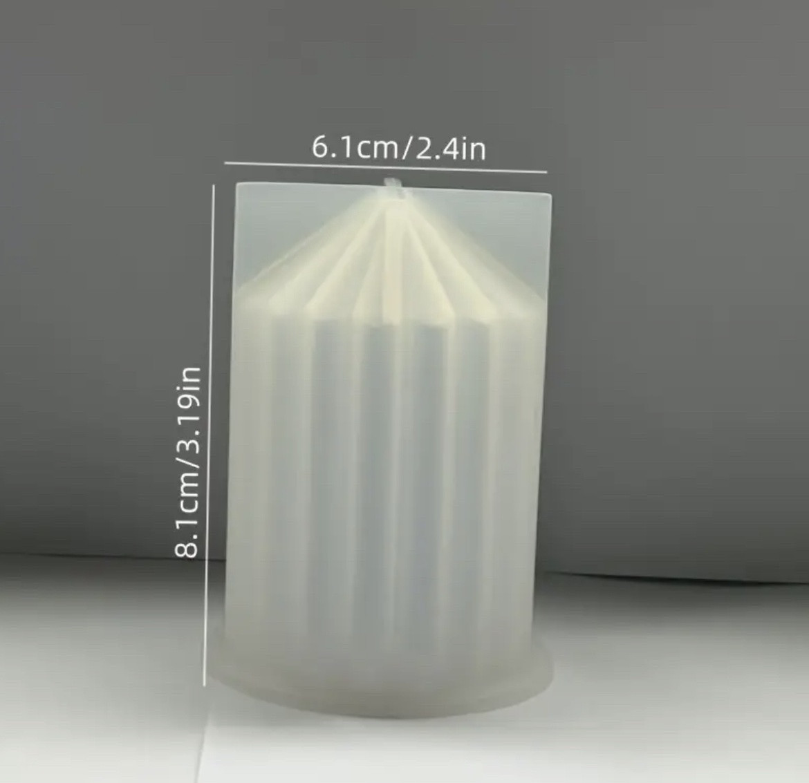 Силіконовий молд «Геометричний циліндр 5 см»