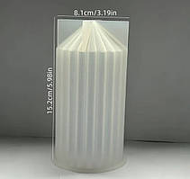 Силіконовий молд «Геометричний циліндр 7 см»