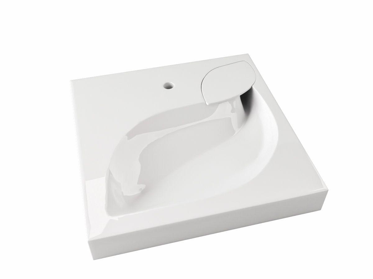 Акриловий умивальник на пральну машину Redokss San TRITON 60x60см, фото 1