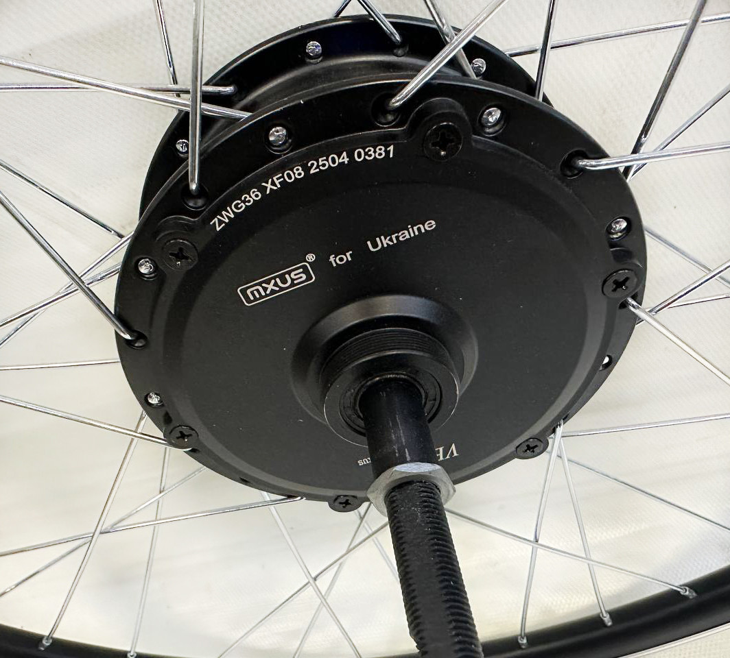 Мотор-колесо MXUS ZWG XF08R 36V 350W 26" заднє редукторне, фото 1