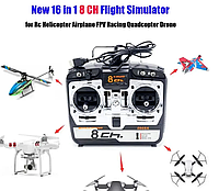 8-канальний симулятор RC Real Flight Helicopter 3D Літак Мультикоптер Квадрокоптер Симулятор JTL0908A