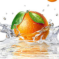 Модульна картина в кухню Апельсин у воді, Цитруси 125х70см з 5 частин, фото 3