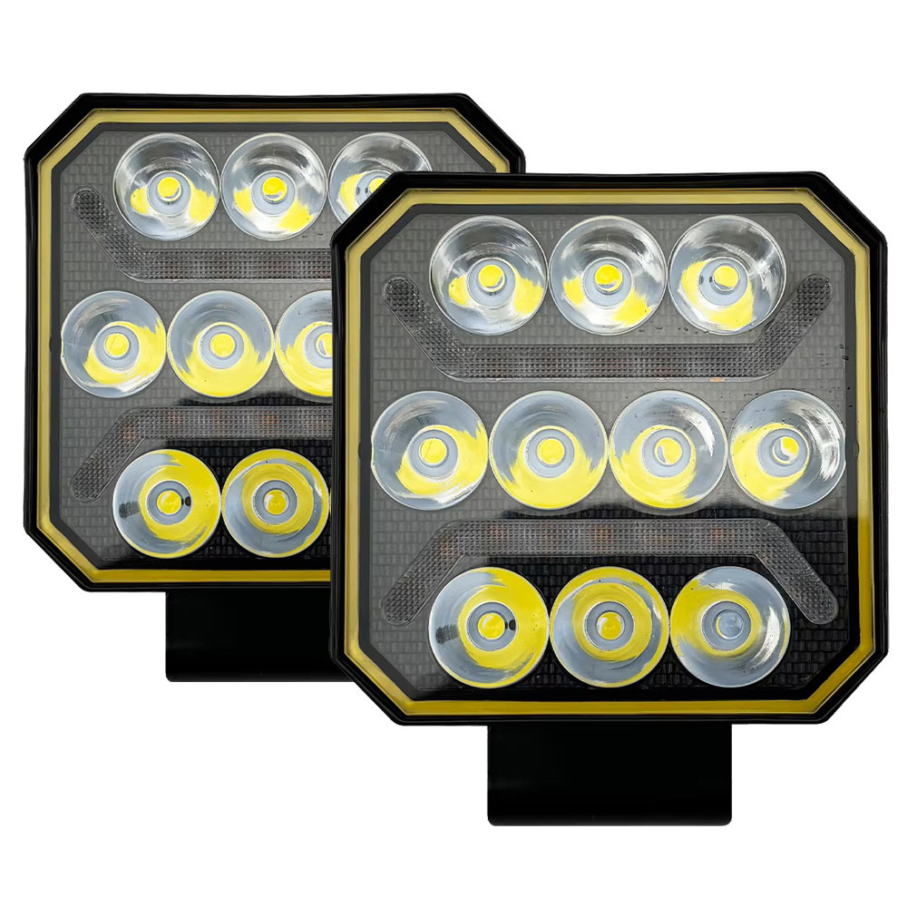 Фара робочого світла Carro LED CR-1010 (101*130*37) 9-36V 30W 6000K комплект 2 шт, фото 1