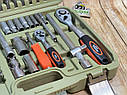 Набір інструментів VMF EURO VD-108CS (108 одиниць, оливковий кейс), фото 6