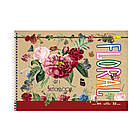 Скетчбук "Крафт" СБК-А4-32 А4, 32 аркуша Floral