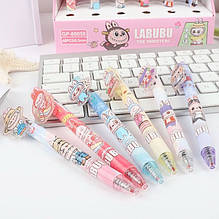 Набір гелевих ручок (6 шт) "Лабубу The Monsters Labubu Pop Mart"