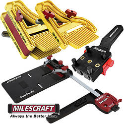 Інструменти та пристосування Milescraft для безпеки, пиляння, шлифування тощо