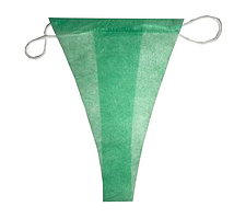 Трусики-стрінги Monaco Style L/XL із спанбонду Зелені 1 шт