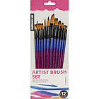 Набір художніх пензлів "Art Ranger" BR6512-3, 12 штук