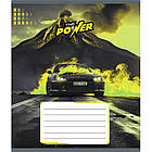 Зошит учнівський "Супер сила" 012-510041C-4 в косу лінію, 12 аркушів