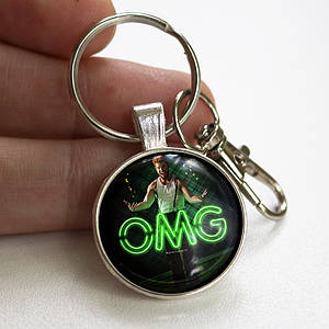 Брелок Американські боги / American Godsчерный із зображенням Лепрікона