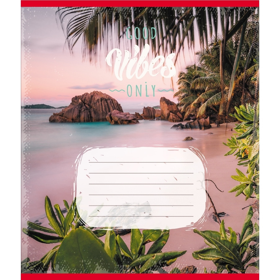 Зошит учнівський "Вайб" 024-550429K-2 в клітинку, 24 аркуші, фото 1