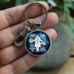 Брелок Американські боги / American Godsчерный з містером Середовищем