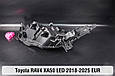 Корпус фари Toyota RAV4 XA50 LED EUR (2018-2025) правий, фото 8