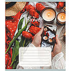 Зошит загальний "Квіткові композиції" 060-610307K-2 в клітинку, 60 аркушів