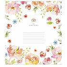 Зошит учнівський "Tender Garden" 012-3378L-3 в лінію, 12 аркушів