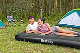 Двомісний  надувний матрац  з вбудованим USB насосом 203х152х25 см, Bestway 6716S, фото 9