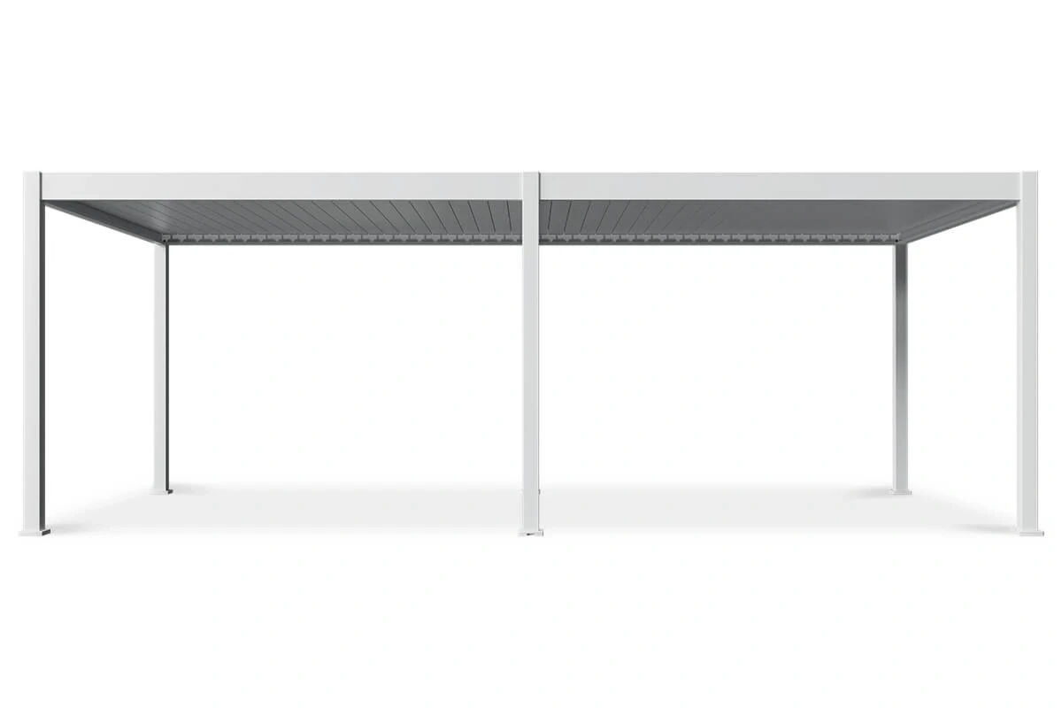 Пергола з металу Gutroof Dtluxe  Automatic 3,6x7,2 Білий