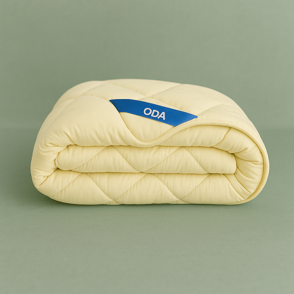 Ковдра зимова Classic холлофайбер 500g/m2 кремовий, фото 1