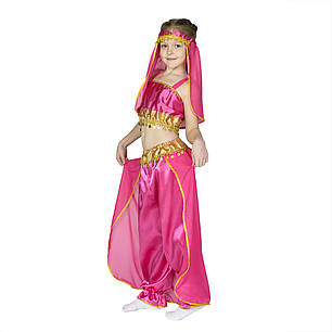 Костюм принцеси Жасмин східної красуні малиновий Зріст 118-124 см, фото 2