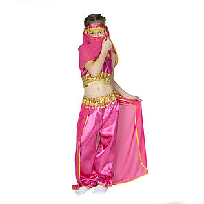 Костюм принцеси Жасмин східної красуні малиновий Зріст 118-124 см, фото 1
