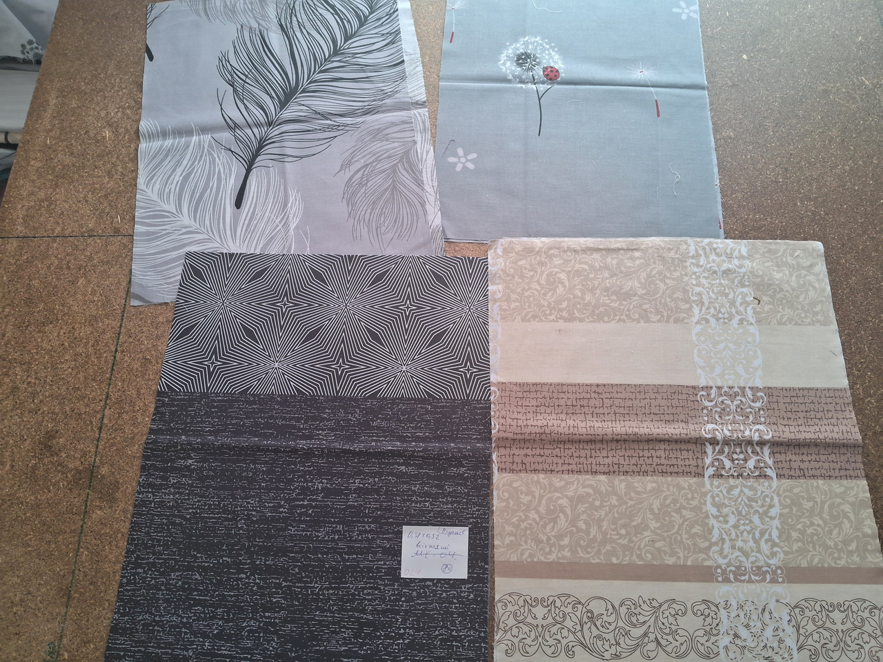 Набір кусочків тканини для рукоділля, комплект №024