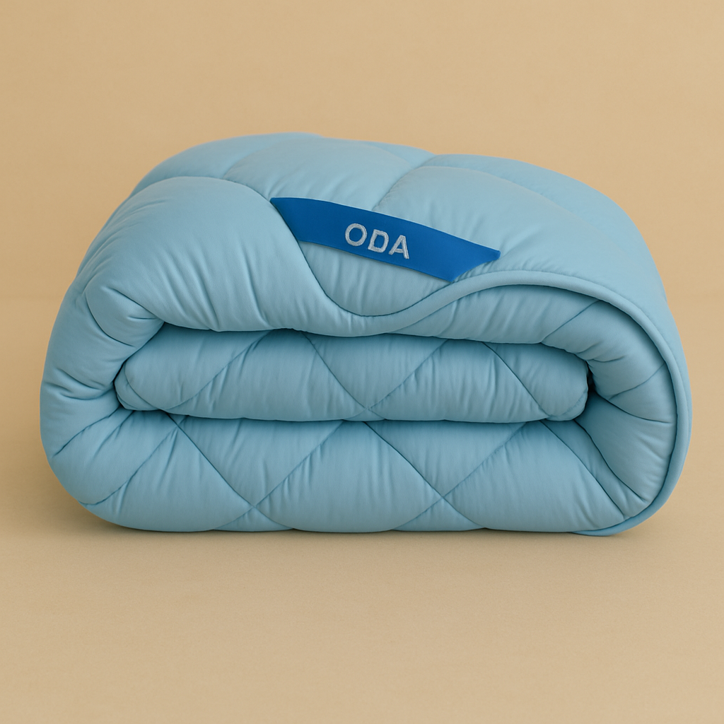 Ковдра зимова Classic холлофайбер 500g/m2 бірюзовий, фото 1