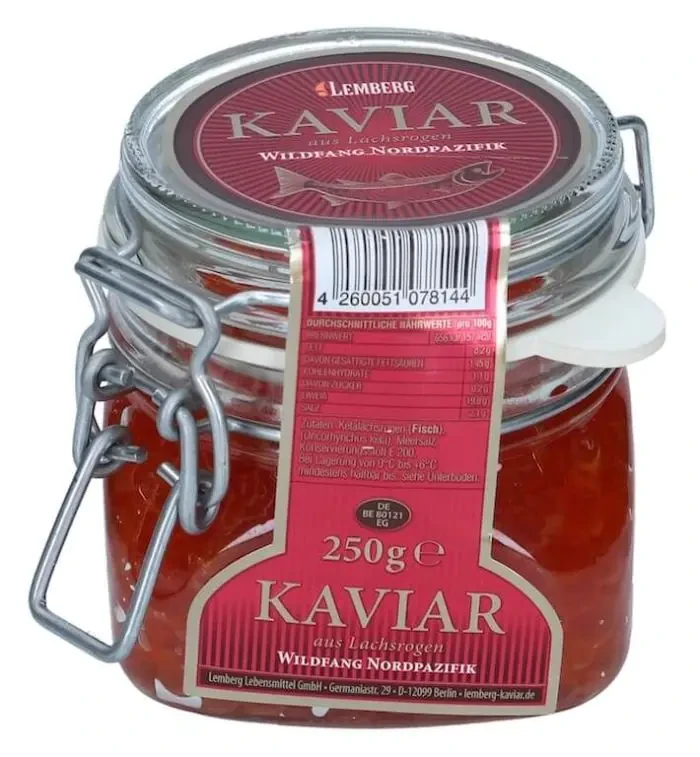 Ікра червона кети Lemberg Keta 250 г - фото 1 - id-p2731364856