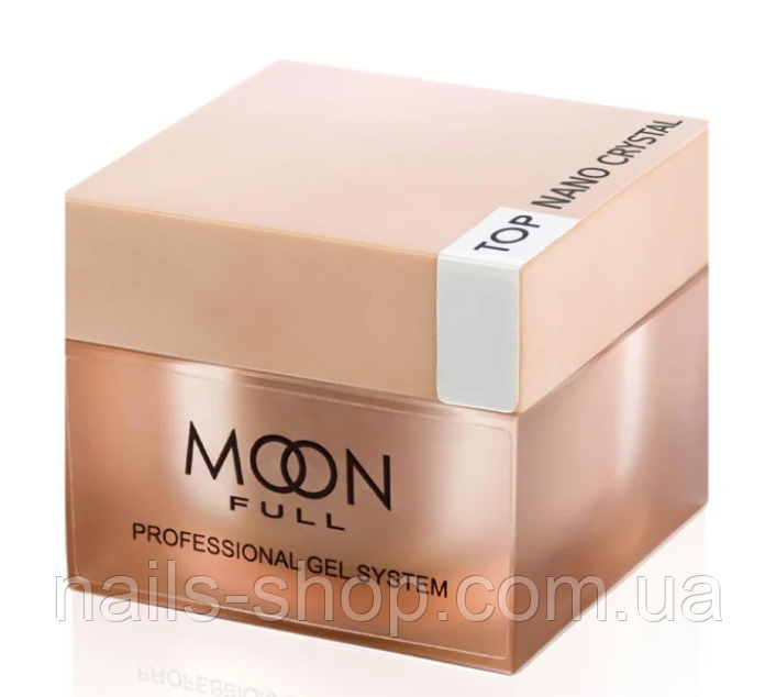 MOON FULL Nano Crystal Top Coat 30 ml, стійкий до подряпин, фото 1